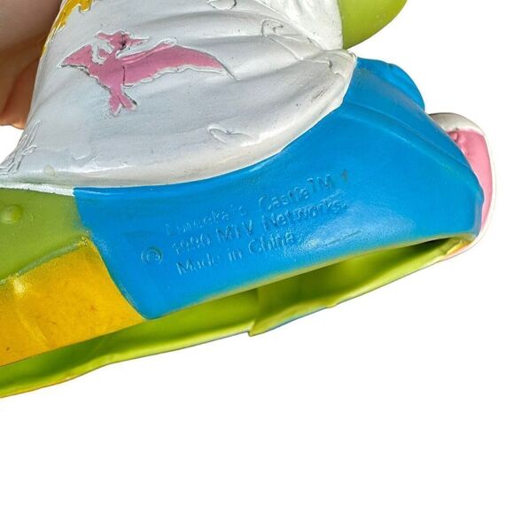 Eureeka’s Castle Magellan The Dragon Vinyl Toy Puppet Vintage MTV Network 6" - Picture 3 of 3